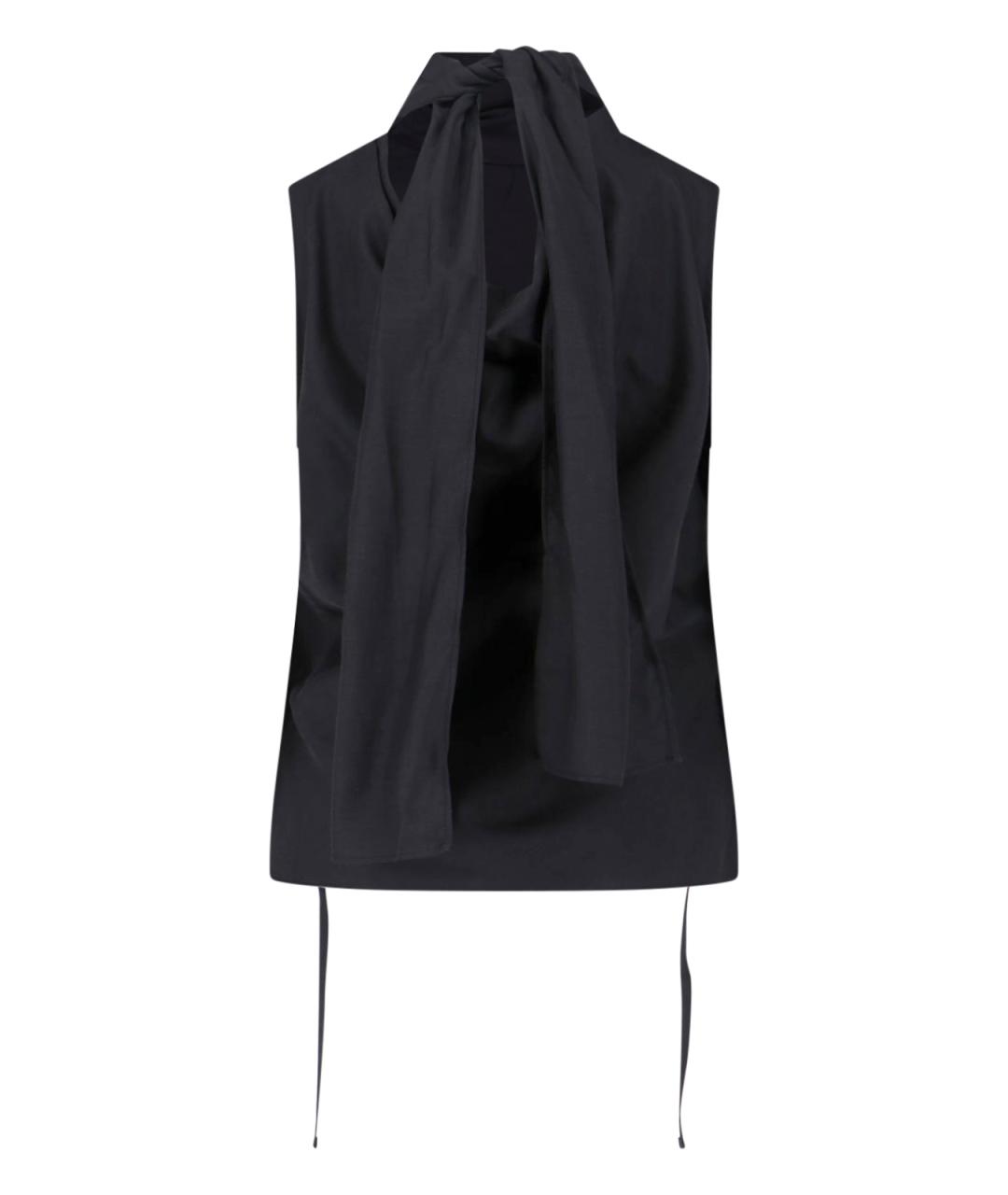 OUR LEGACY Черная вискозная майка, фото 2