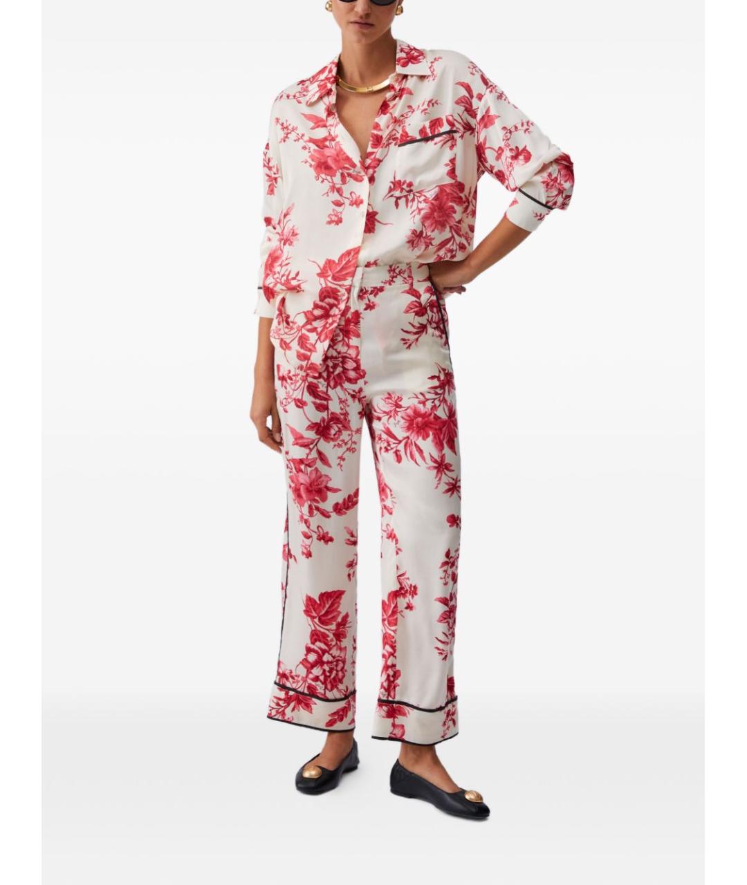 LIU JO Красная вискозная рубашка, фото 5