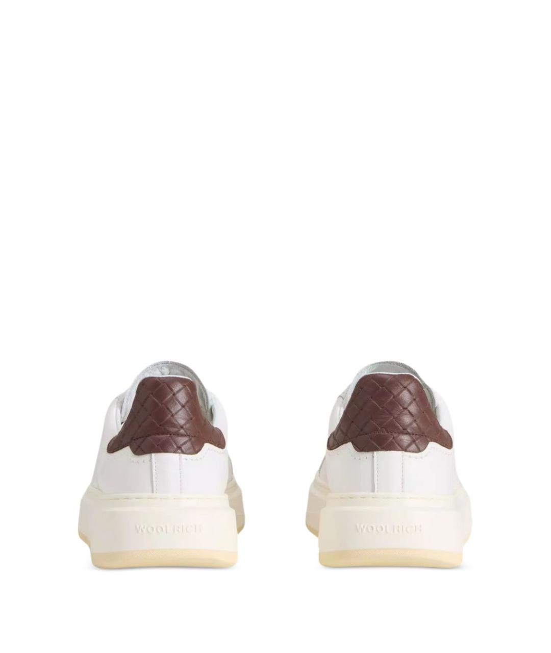 WOOLRICH Белые низкие кроссовки / кеды, фото 4
