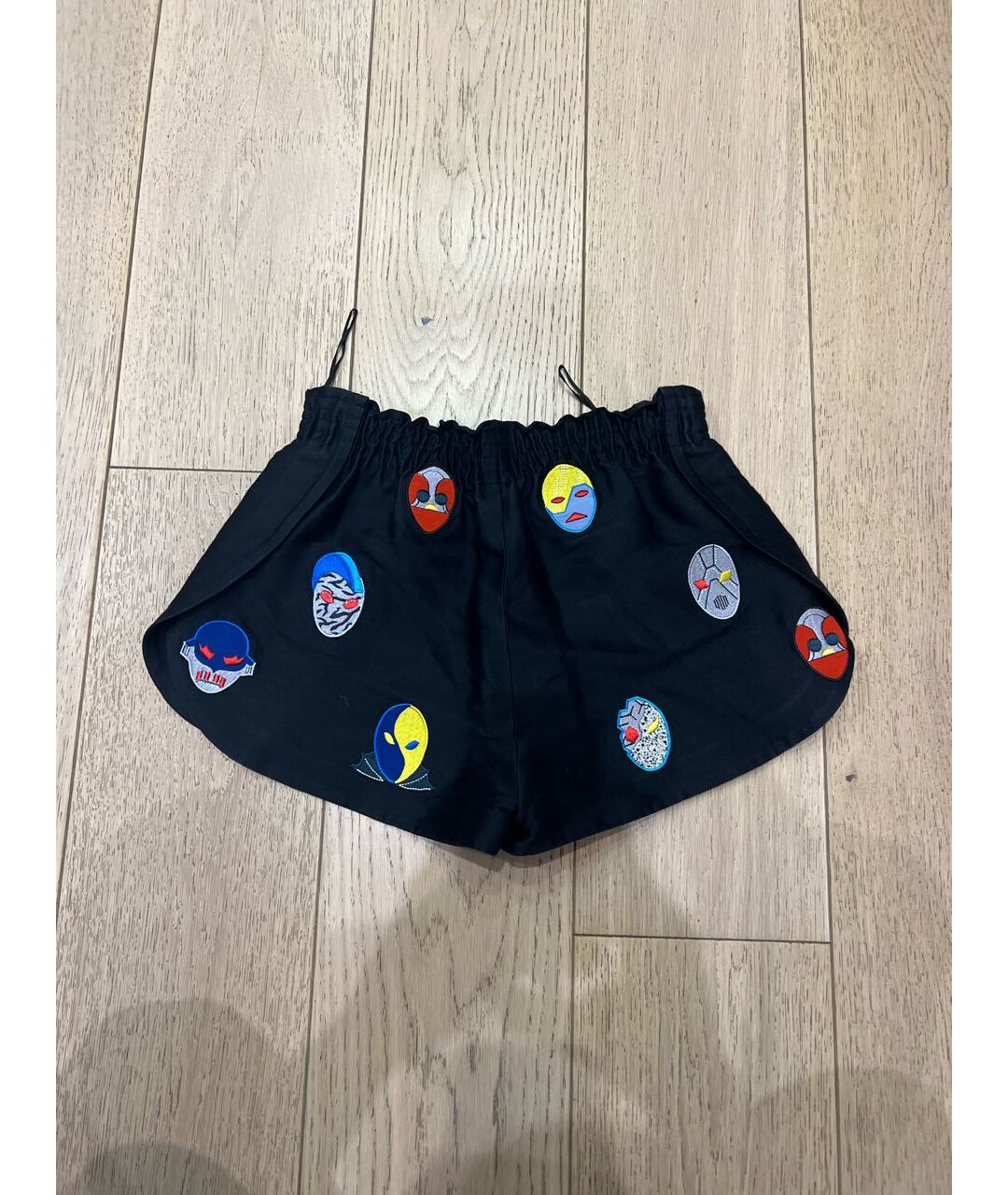 STELLA MCCARTNEY Черные атласные шорты, фото 2