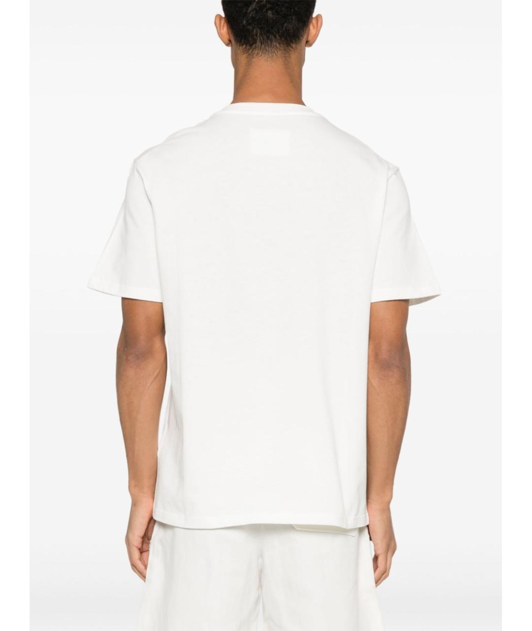 JIL SANDER Белая хлопковая футболка, фото 2