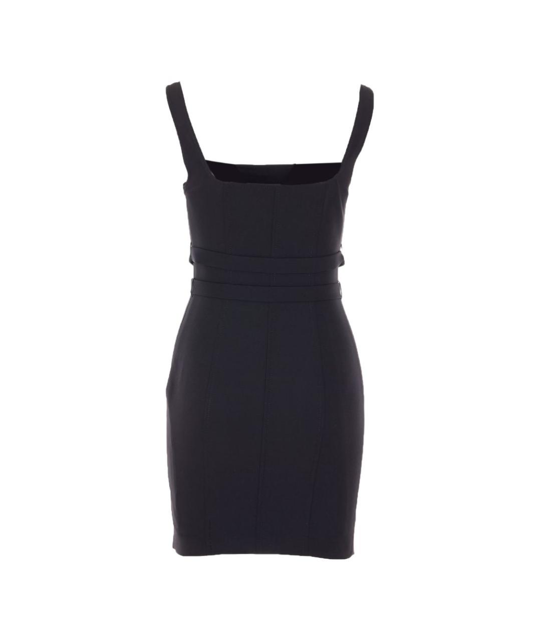 LIU JO Черное полиэстеровое платье, фото 3