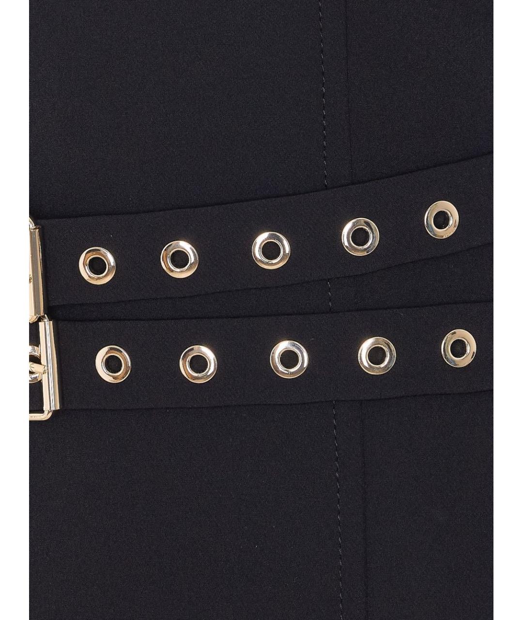 LIU JO Черное полиэстеровое платье, фото 4