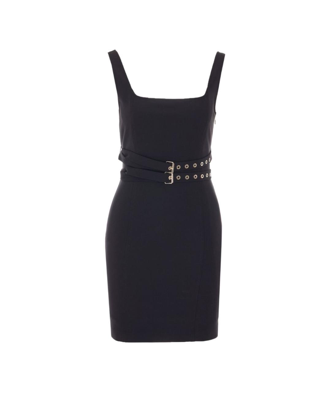 LIU JO Черное полиэстеровое платье, фото 1