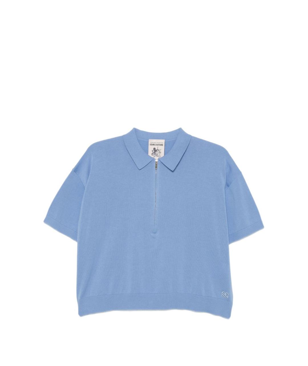 SEMICOUTURE Хлопковая футболка, фото 1