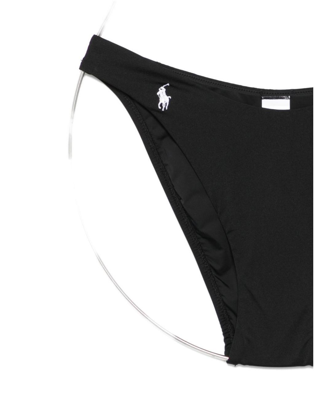 POLO RALPH LAUREN Черный полиамидовый купальник, фото 2