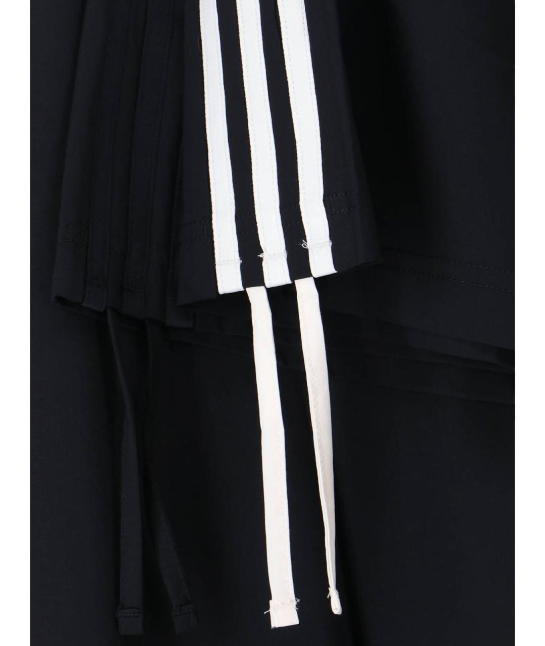 Y-3 Черное полиэстеровое повседневное платье, фото 3