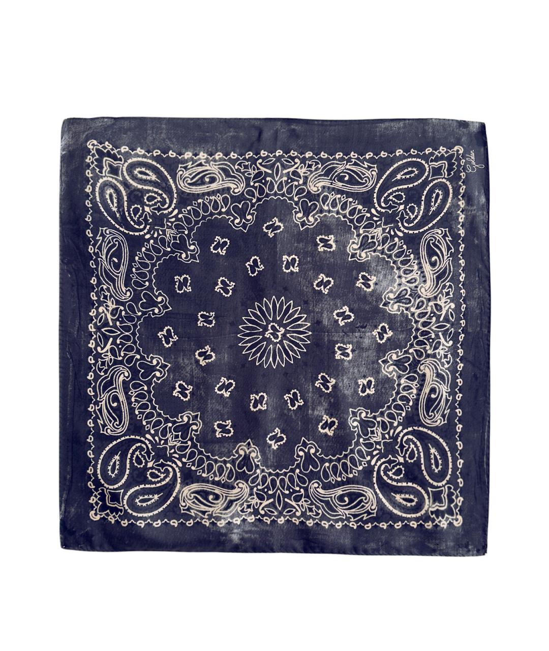 GOLDEN GOOSE DELUXE BRAND Серый шелковый шарф, фото 3