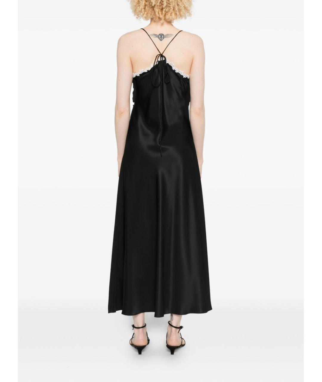 PINKO Черное коктейльное платье, фото 4