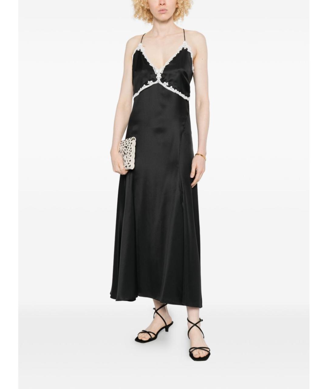 PINKO Черное коктейльное платье, фото 5