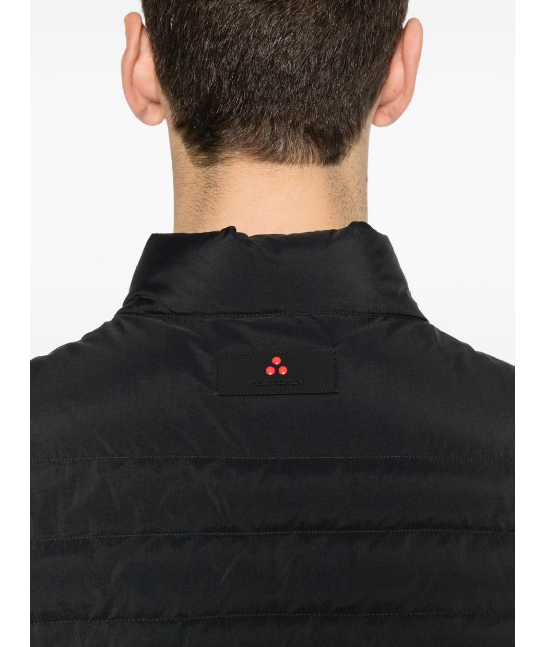 PEUTEREY Черный полиамидовый жилет, фото 2