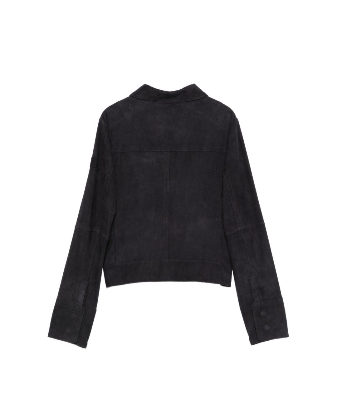 PEUTEREY Темно-синяя замшевая куртка, фото 3