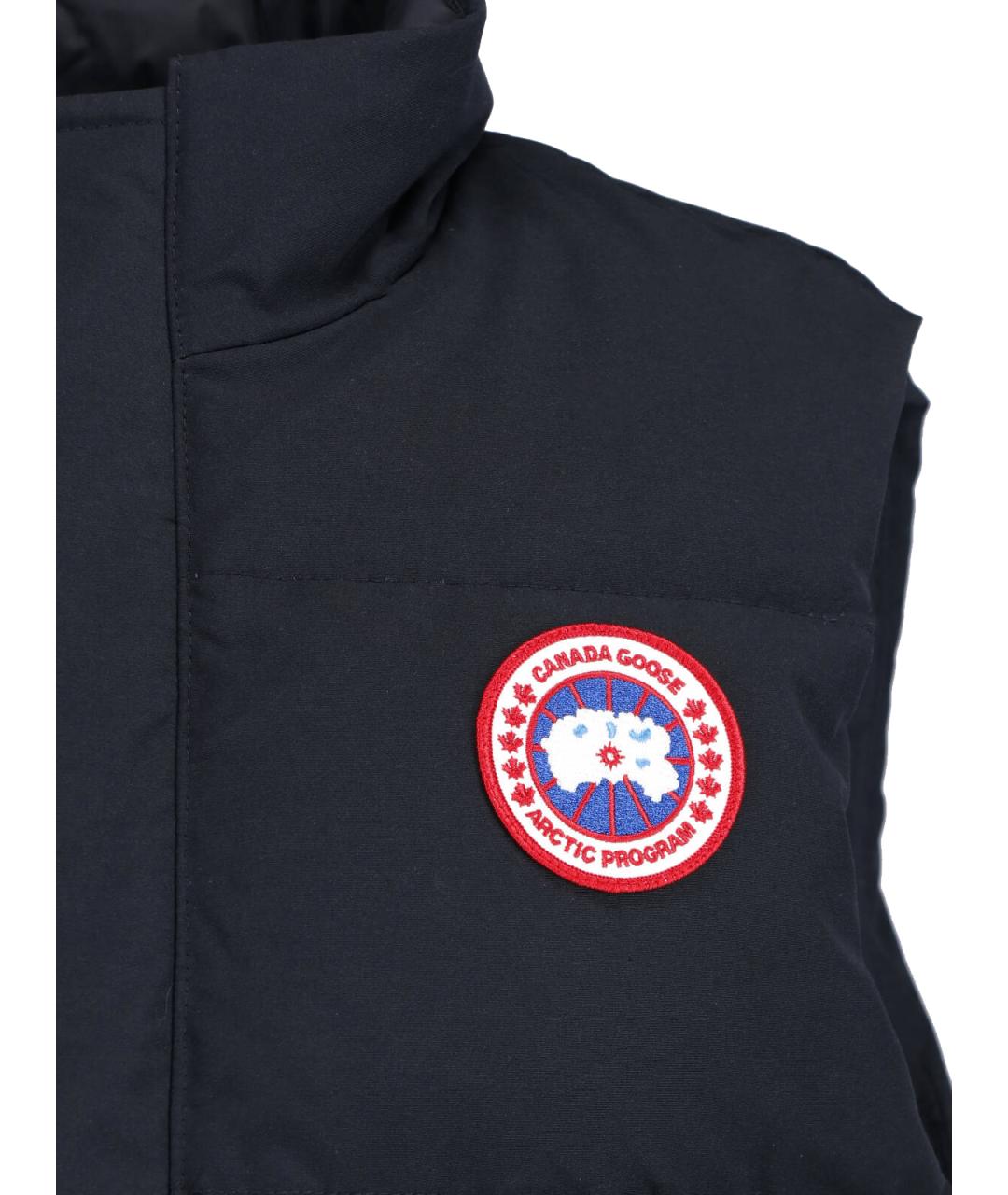 CANADA GOOSE Черный полиамидовый жилет, фото 3