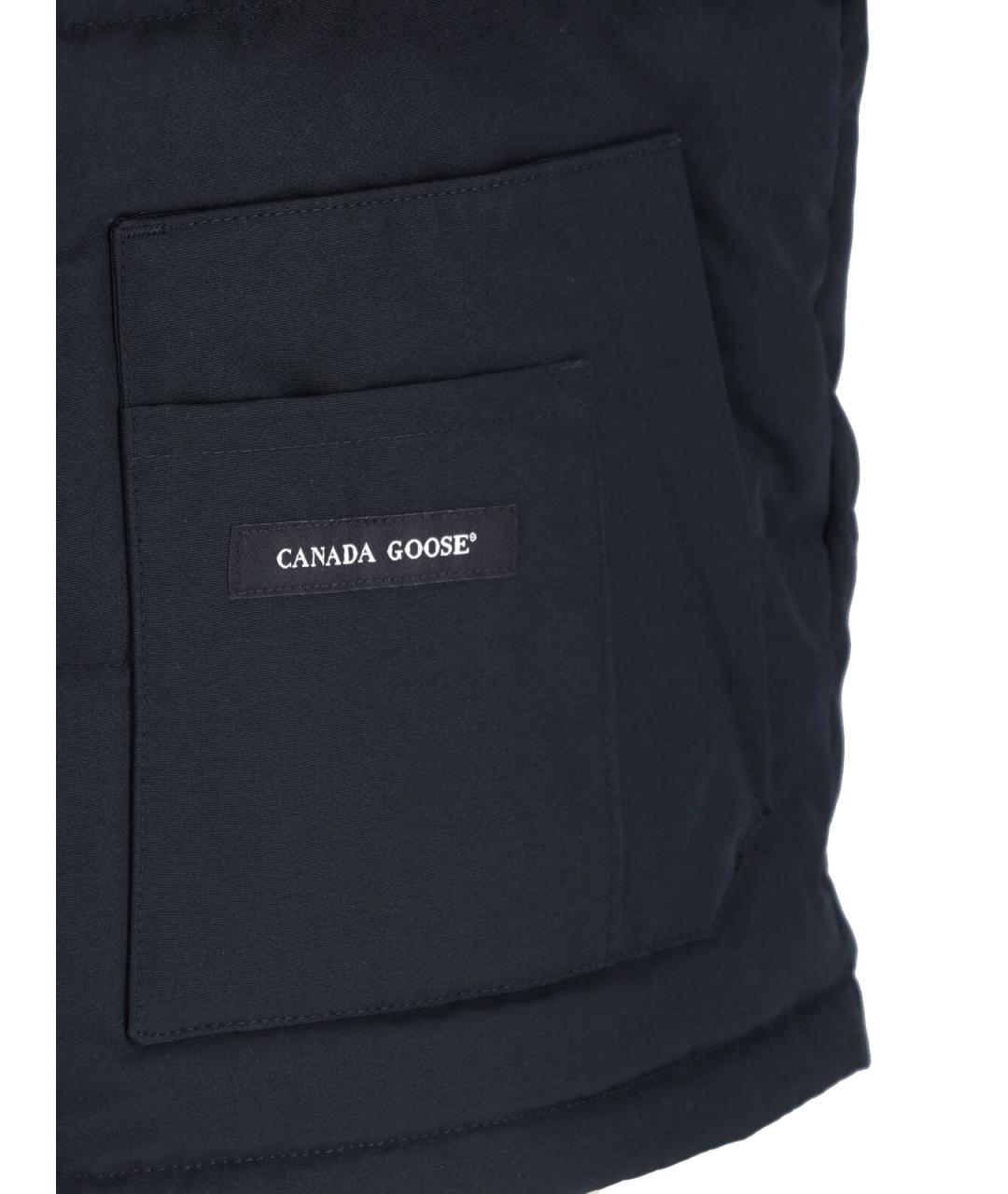 CANADA GOOSE Черный полиамидовый жилет, фото 4