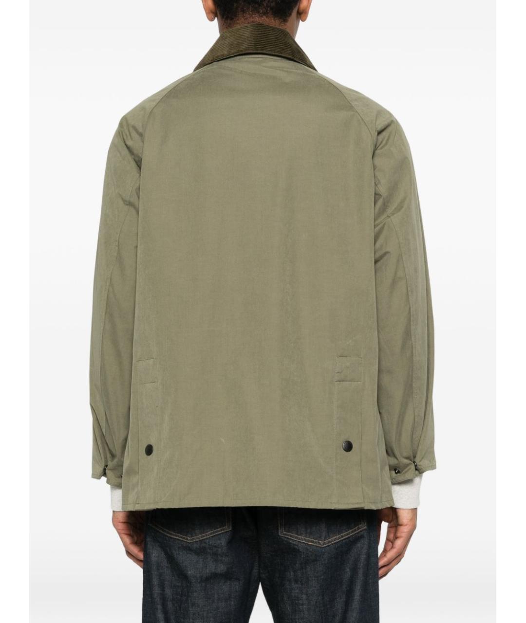 BARBOUR Зеленая хлопковая куртка, фото 3