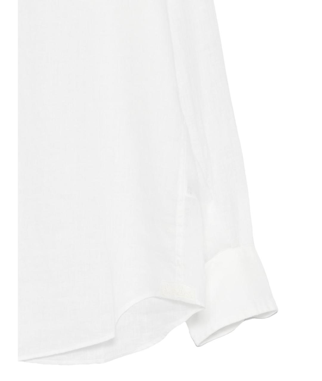 MC2 SAINT BARTH Белая льняная кэжуал рубашка, фото 2