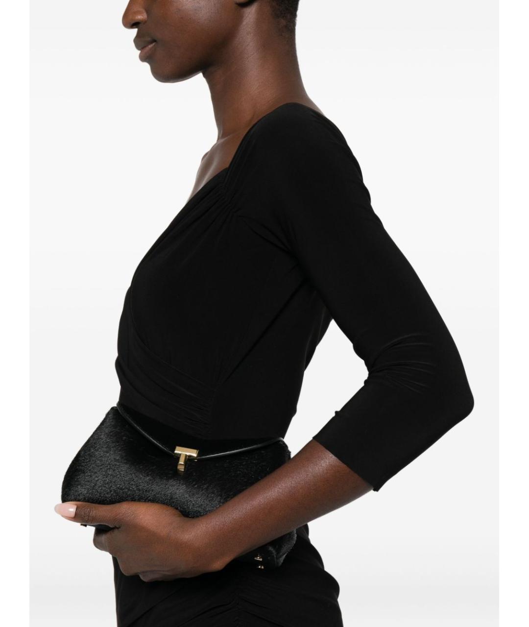 NORMA KAMALI Черное полиэстеровое вечернее платье, фото 5