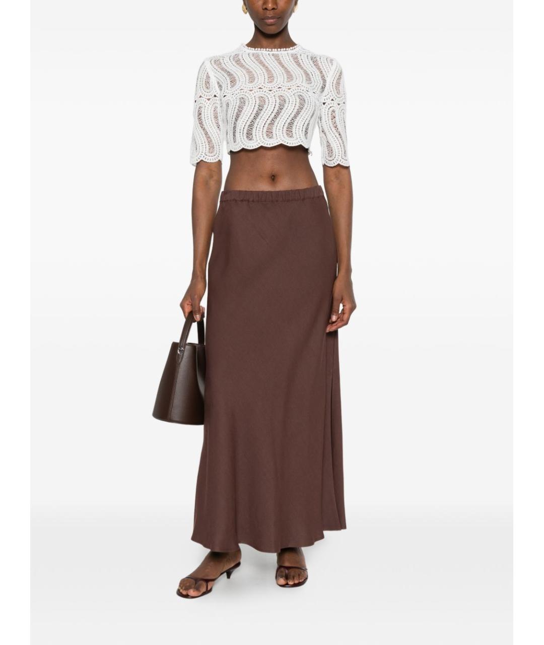 RAQUEL DINIZ Белая полиэстеровая футболка, фото 3