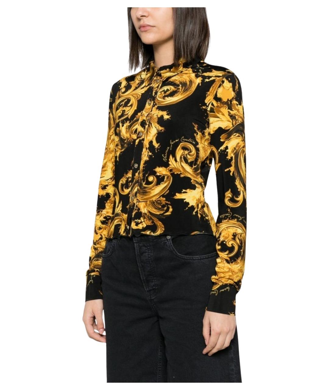 VERSACE JEANS COUTURE Мульти вискозная рубашка, фото 3