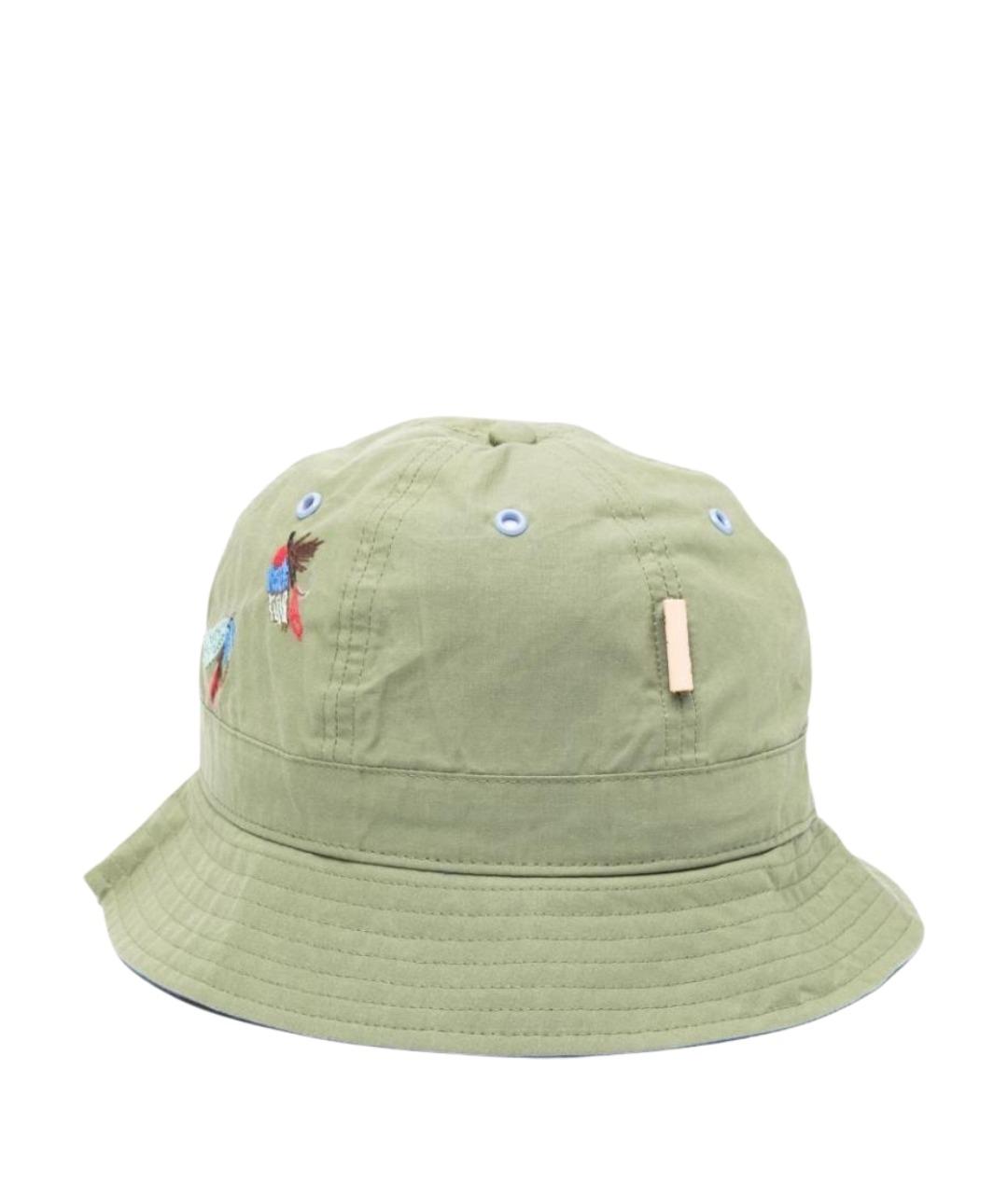 BARBOUR Хаки хлопковая шляпа, фото 1