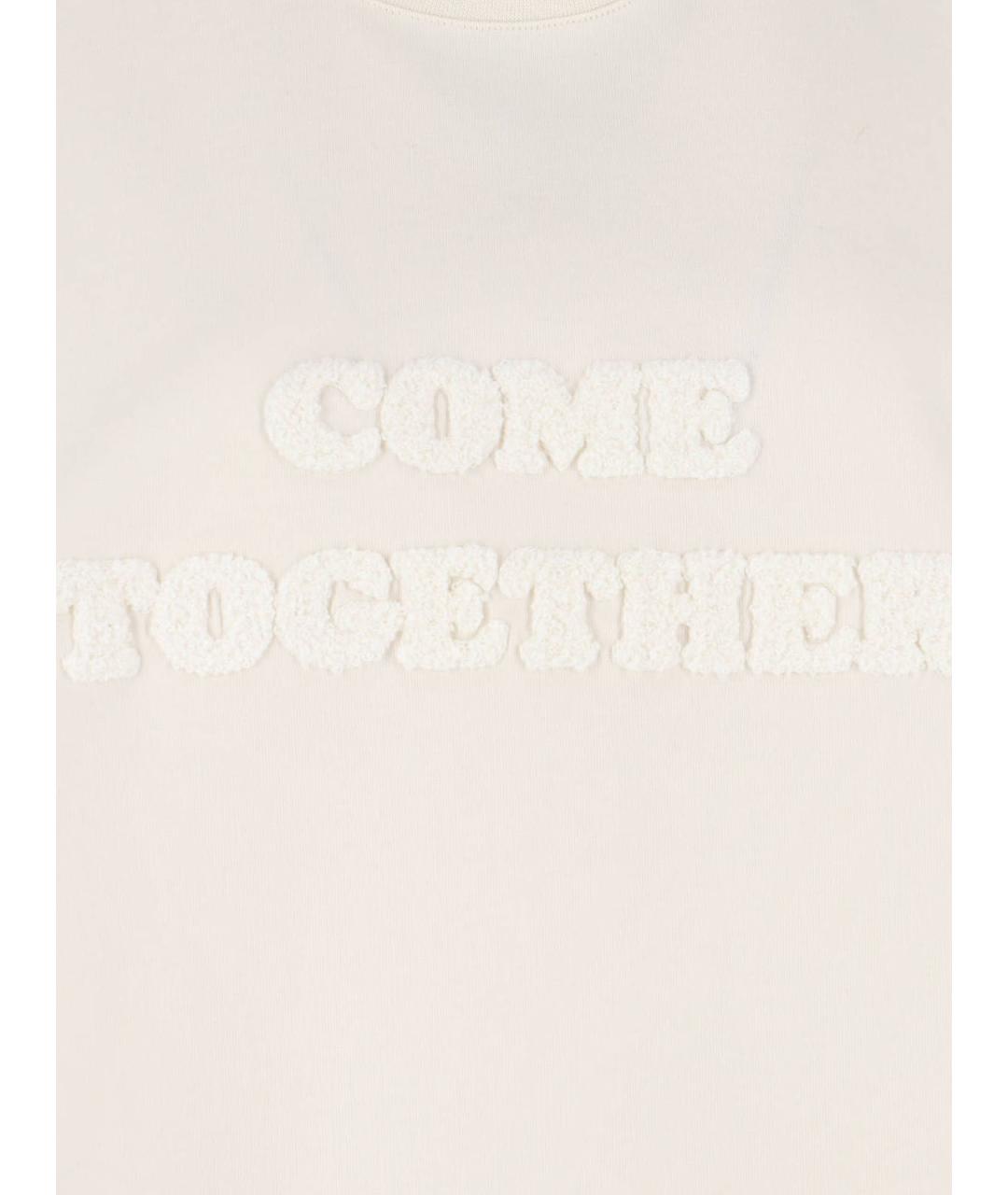 STELLA MCCARTNEY Белая хлопковая футболка, фото 3