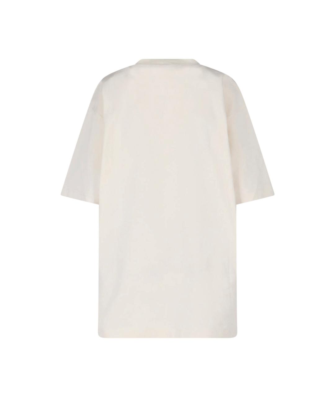 STELLA MCCARTNEY Белая хлопковая футболка, фото 2