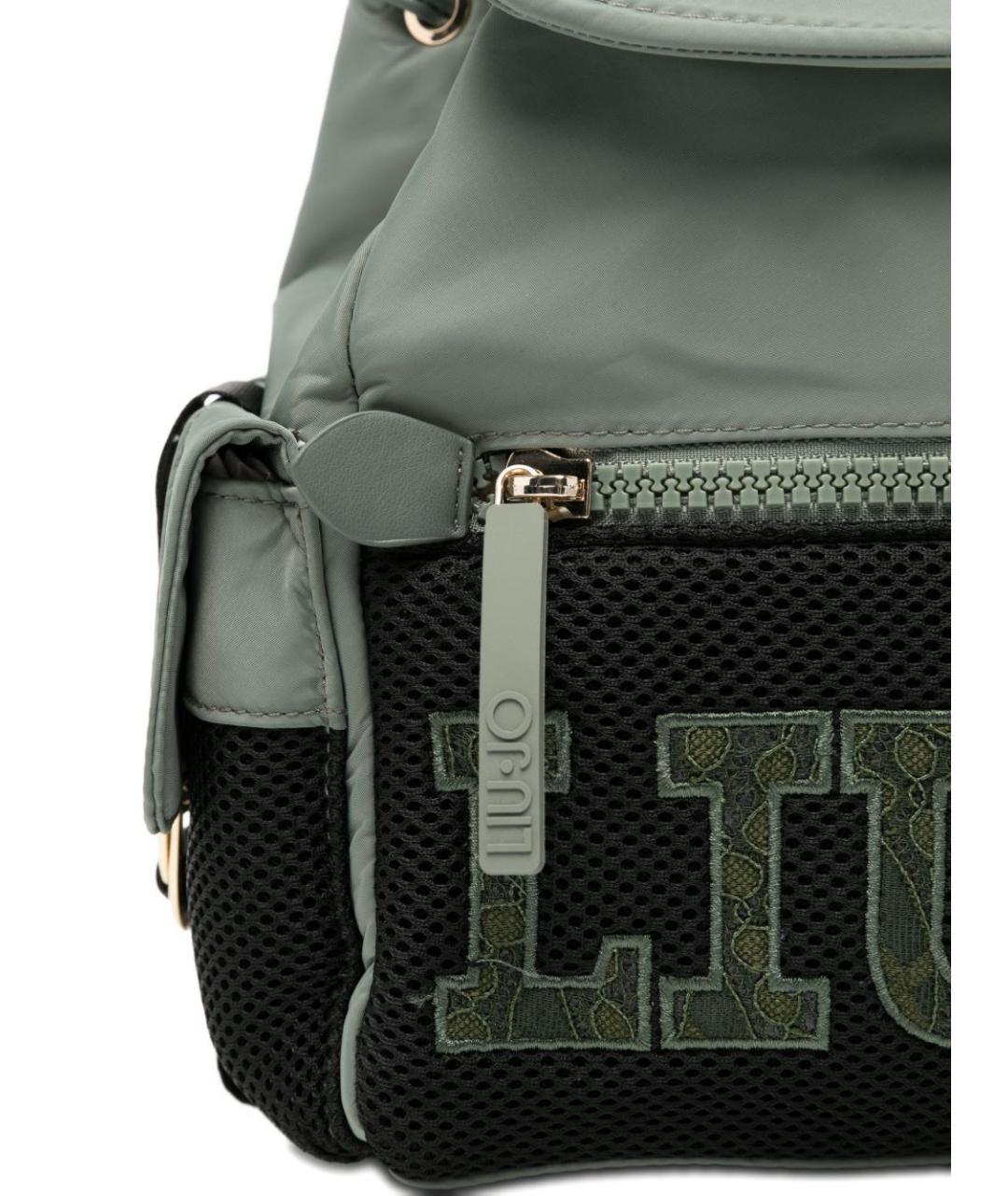 LIU JO Зеленый синтетический рюкзак, фото 2