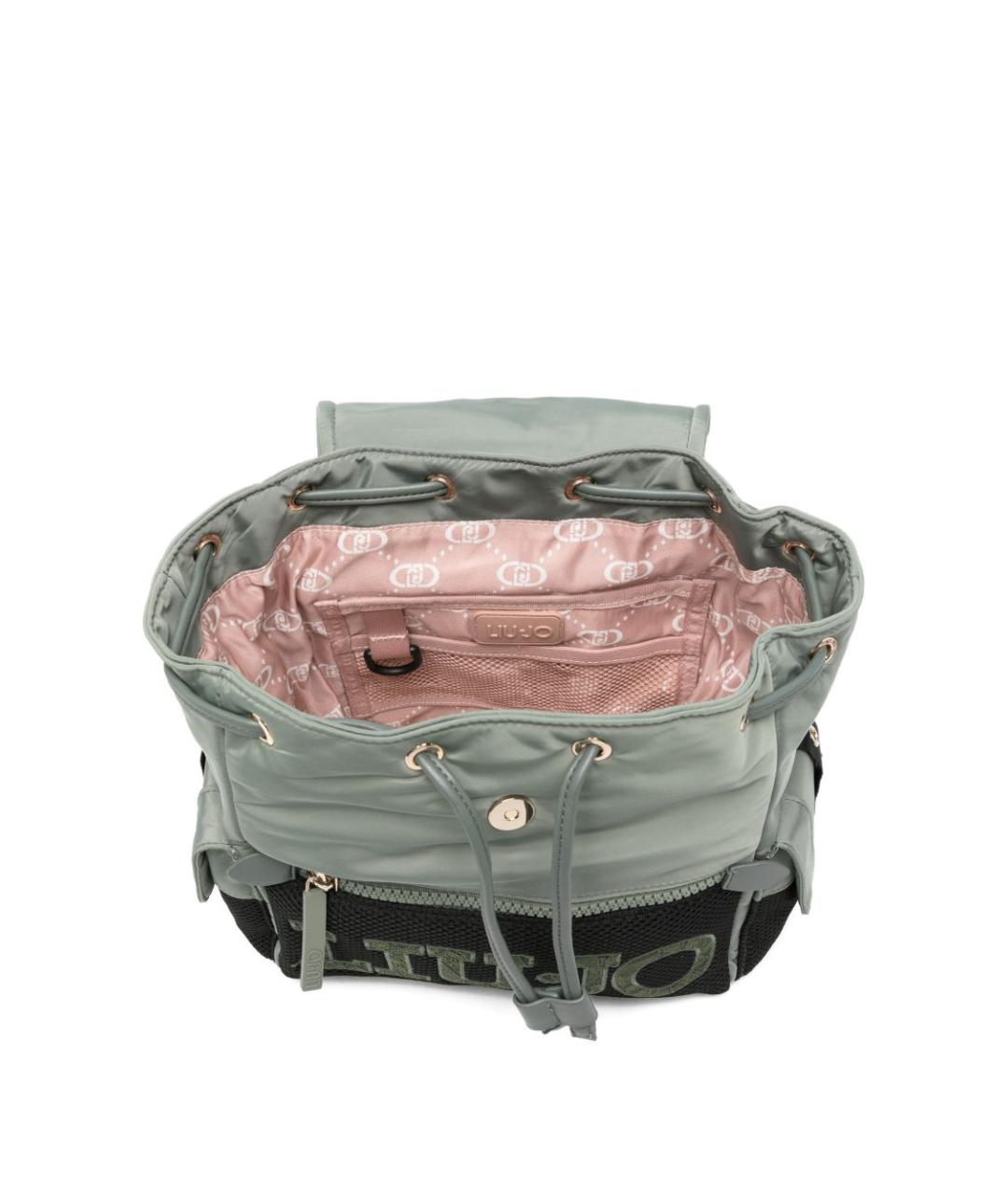 LIU JO Зеленый синтетический рюкзак, фото 4