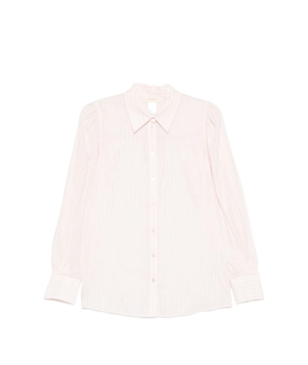 TWIN-SET Бежевая хлопковая рубашка, фото 1