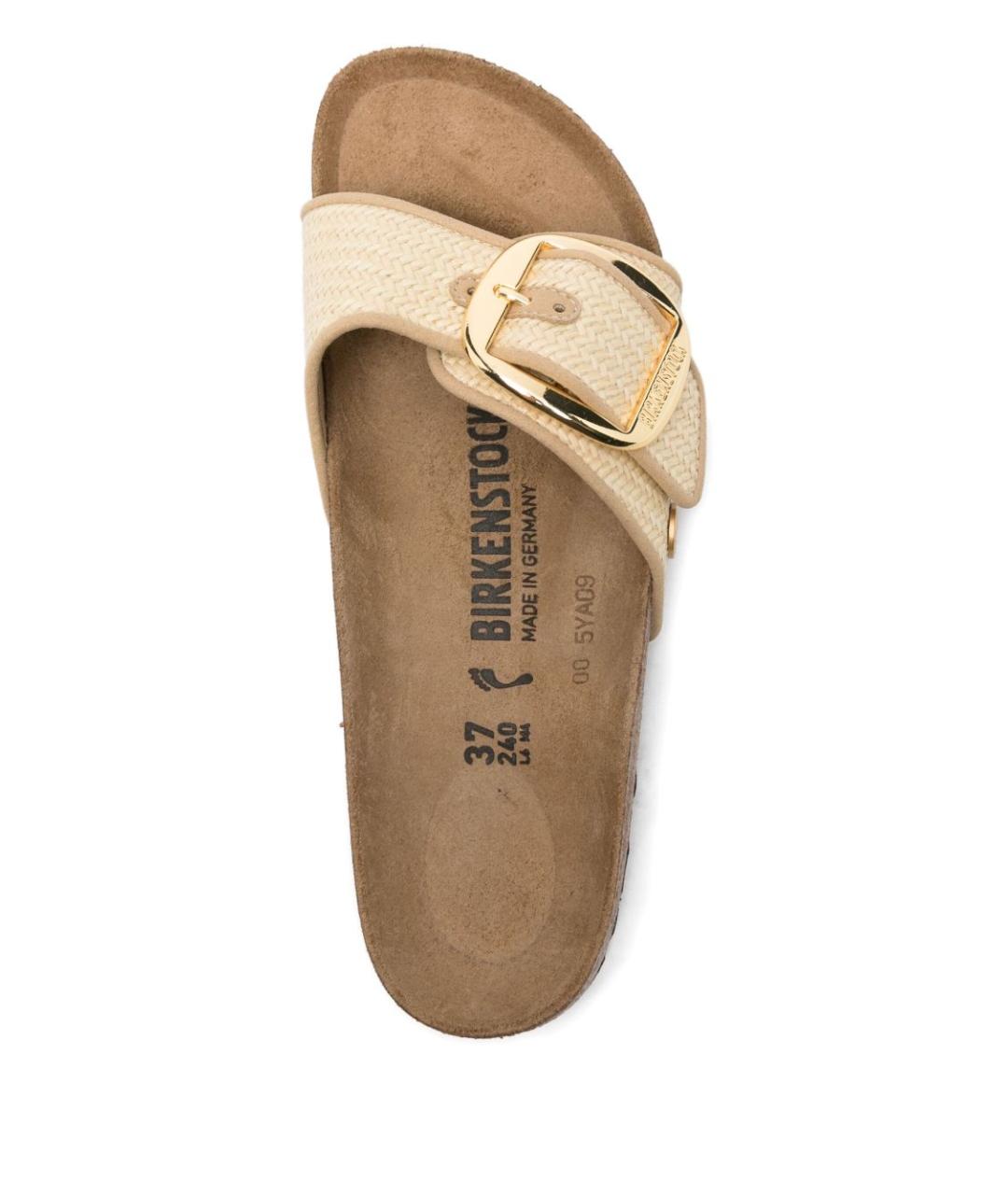 BIRKENSTOCK Бежевые шлепанцы, фото 3