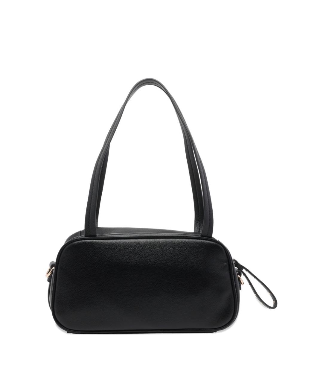 LIU JO Черная сумка через плечо из искусственной кожи, фото 2