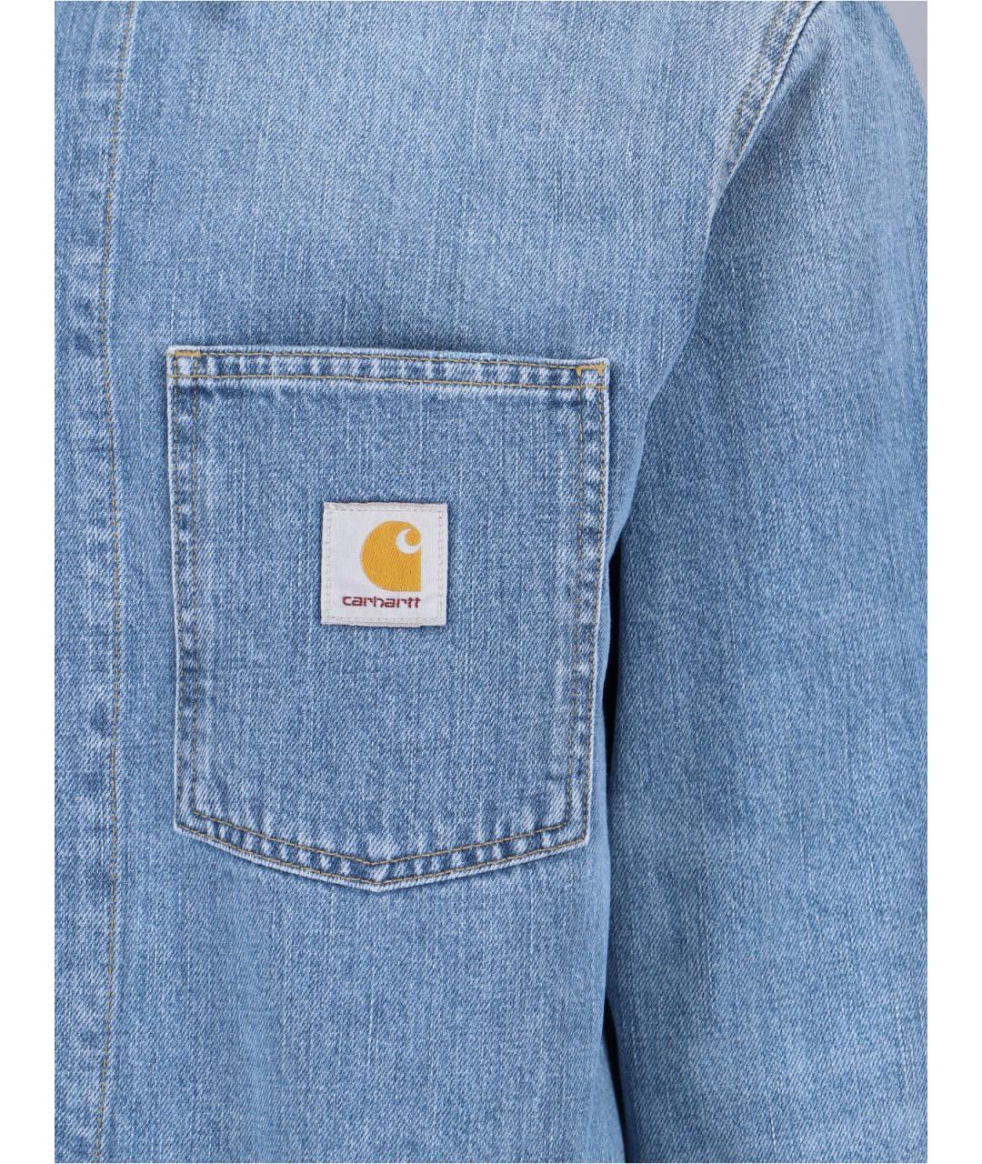 CARHARTT WIP Синяя хлопковая куртка, фото 3