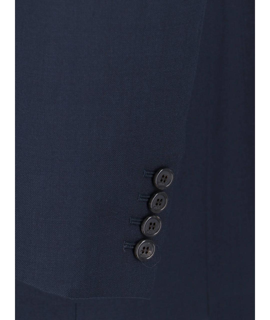 SAINT LAURENT Темно-синий жакет/пиджак, фото 3