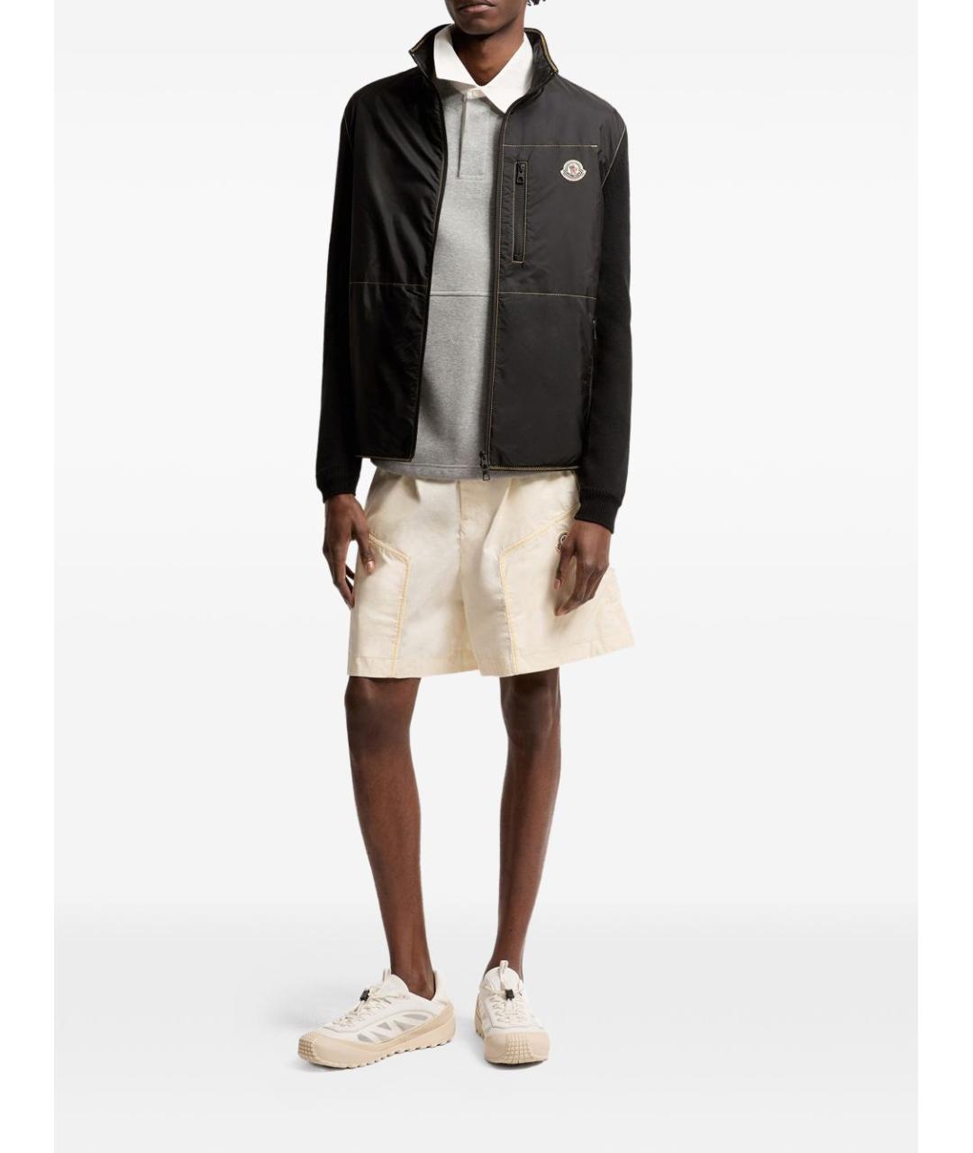 MONCLER Черная полиамидовая куртка, фото 2