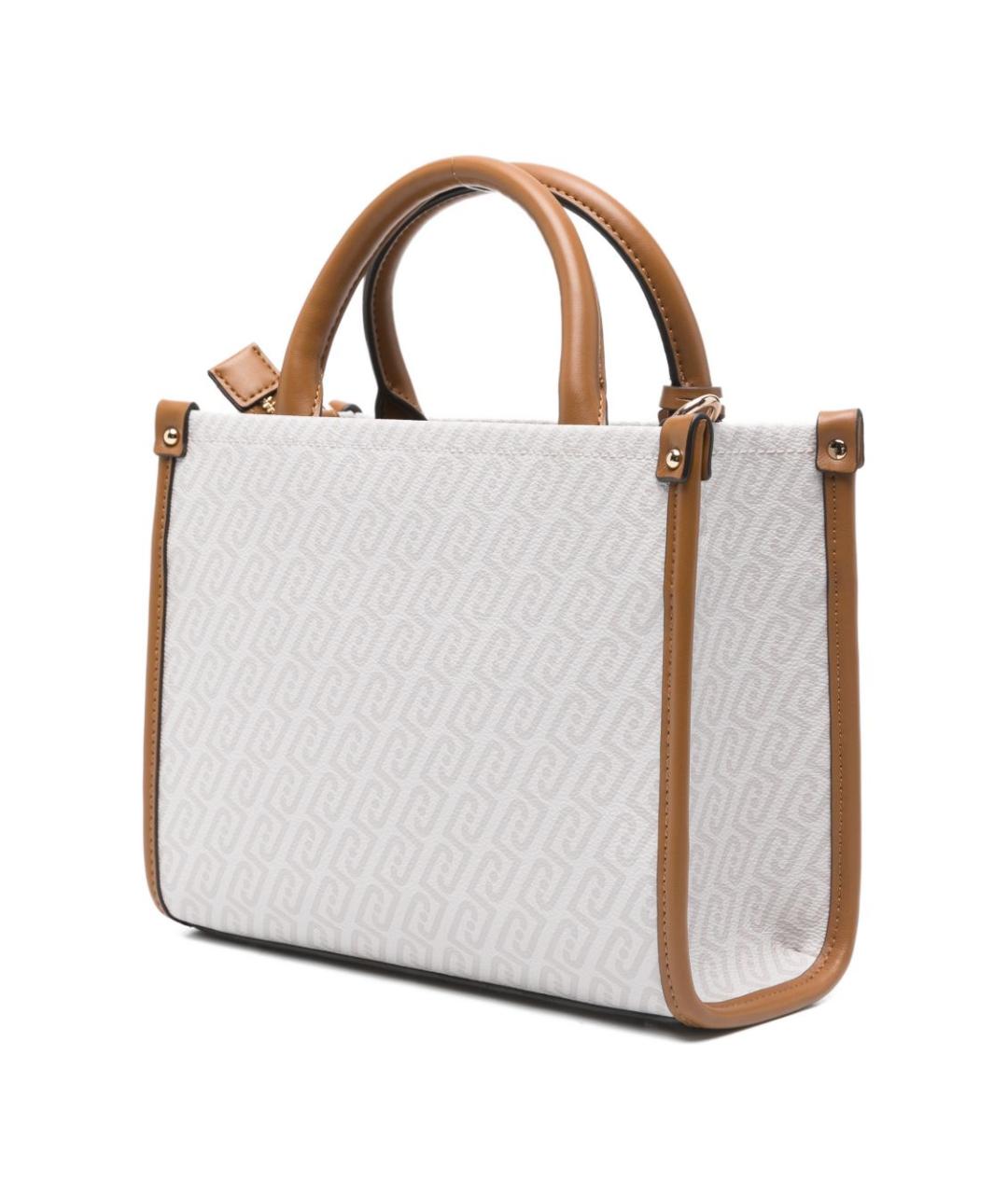 LIU JO Бежевая сумка тоут из искусственной кожи, фото 2