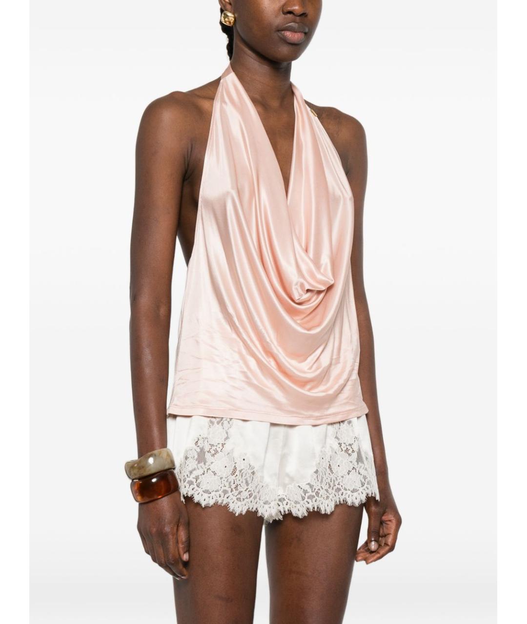 ELISABETTA FRANCHI Розовая майка, фото 3