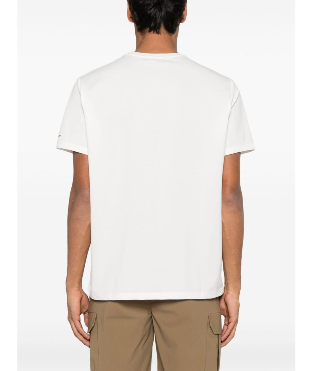 PEUTEREY Белая хлопко-полиэстеровая футболка, фото 3