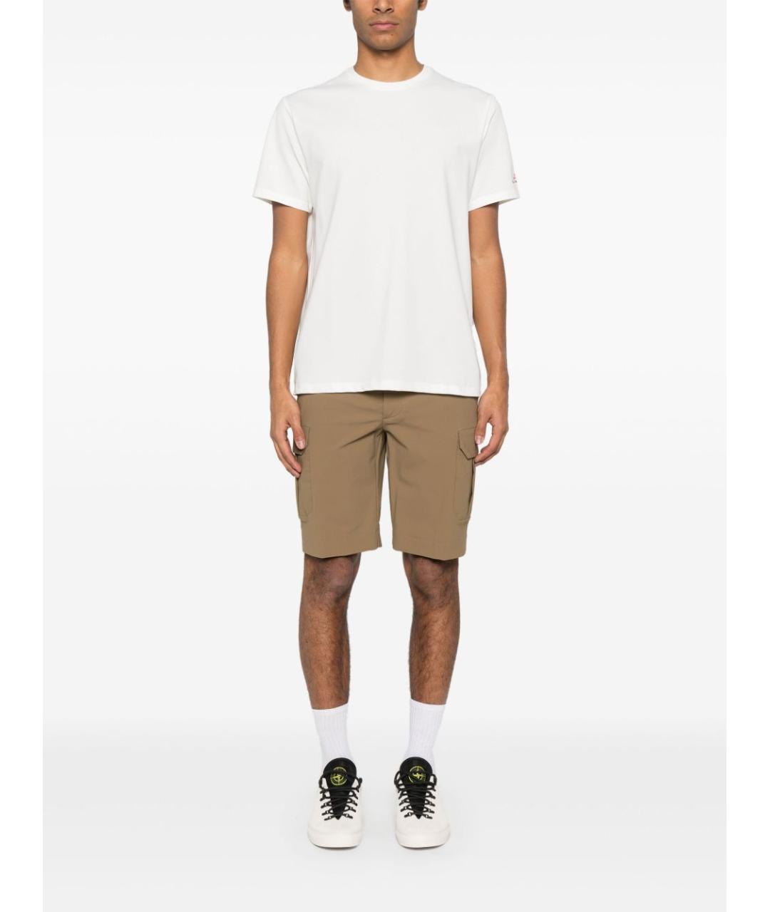 PEUTEREY Белая хлопко-полиэстеровая футболка, фото 2