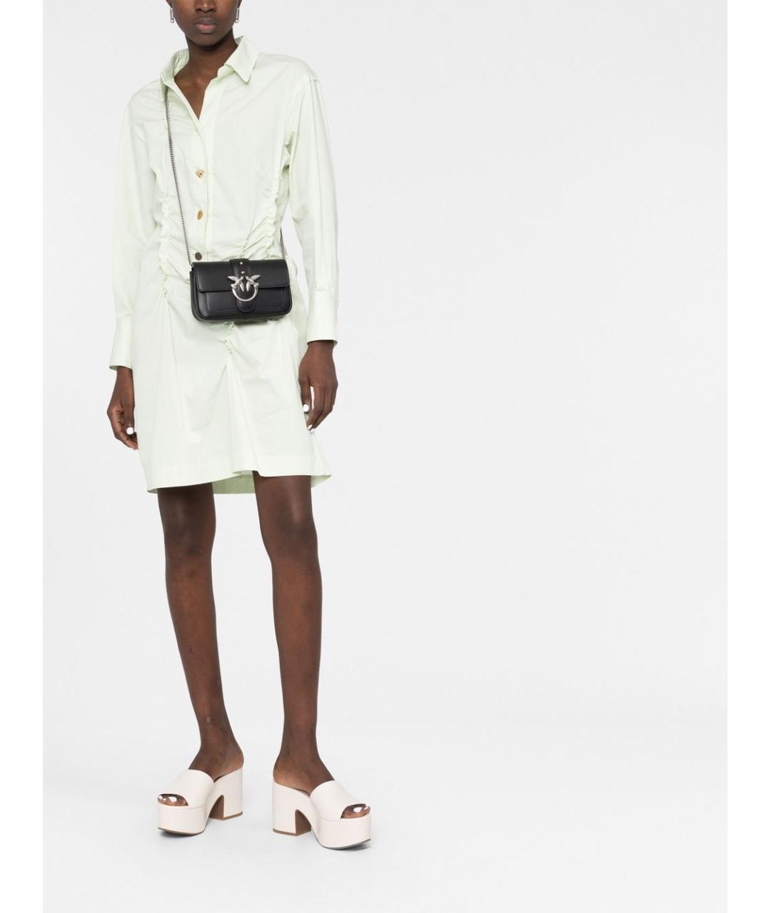 PINKO Черная сумка через плечо, фото 6