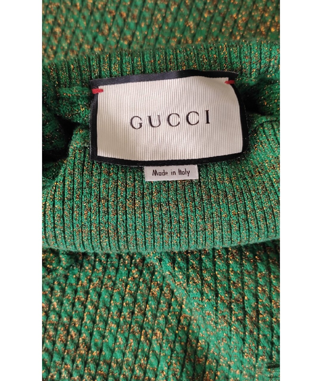 GUCCI Зеленый хлопковый джемпер / свитер, фото 4