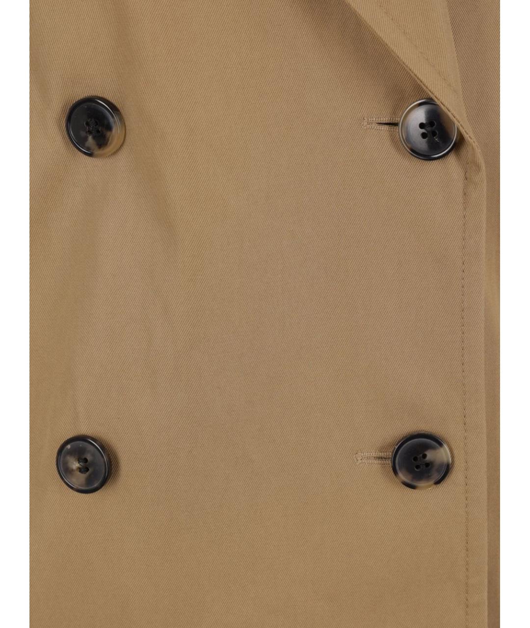 DRIES VAN NOTEN Бежевый хлопковый жакет/пиджак, фото 3