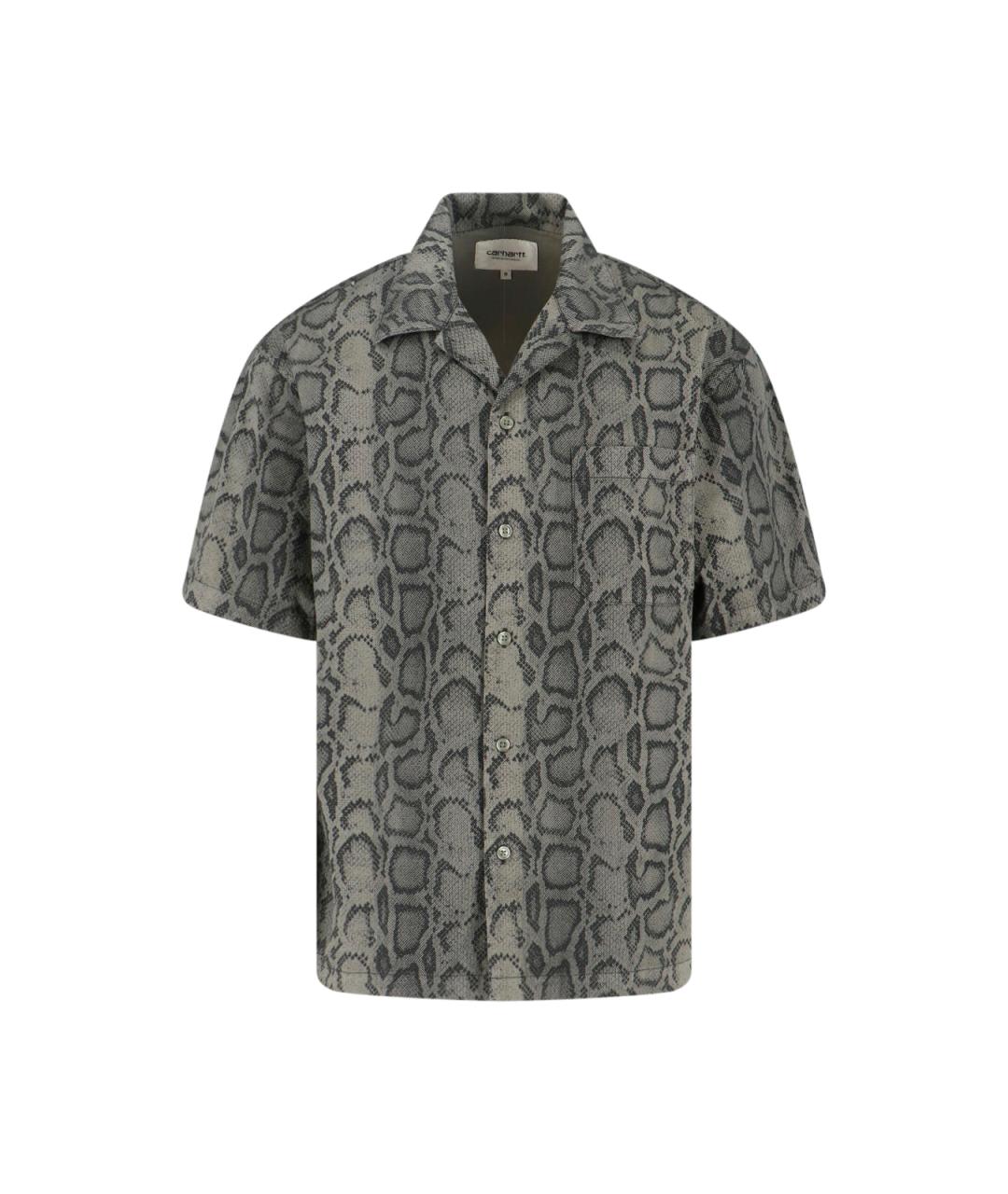 CARHARTT WIP Зеленая хлопковая кэжуал рубашка, фото 4