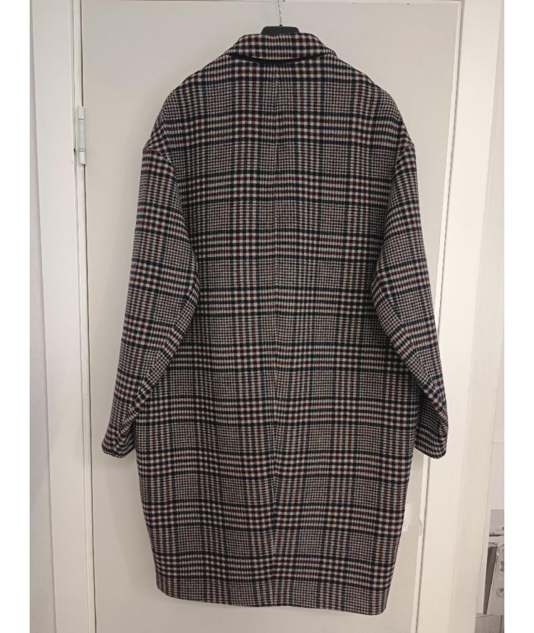 ISABEL MARANT Бордовое шерстяное пальто, фото 2