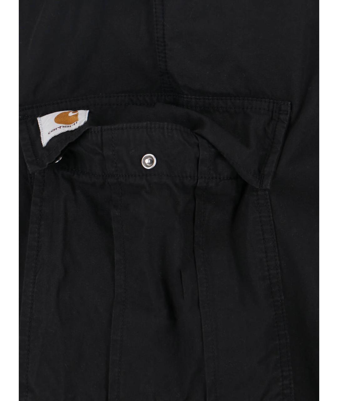 CARHARTT WIP Черные хлопковые шорты, фото 4