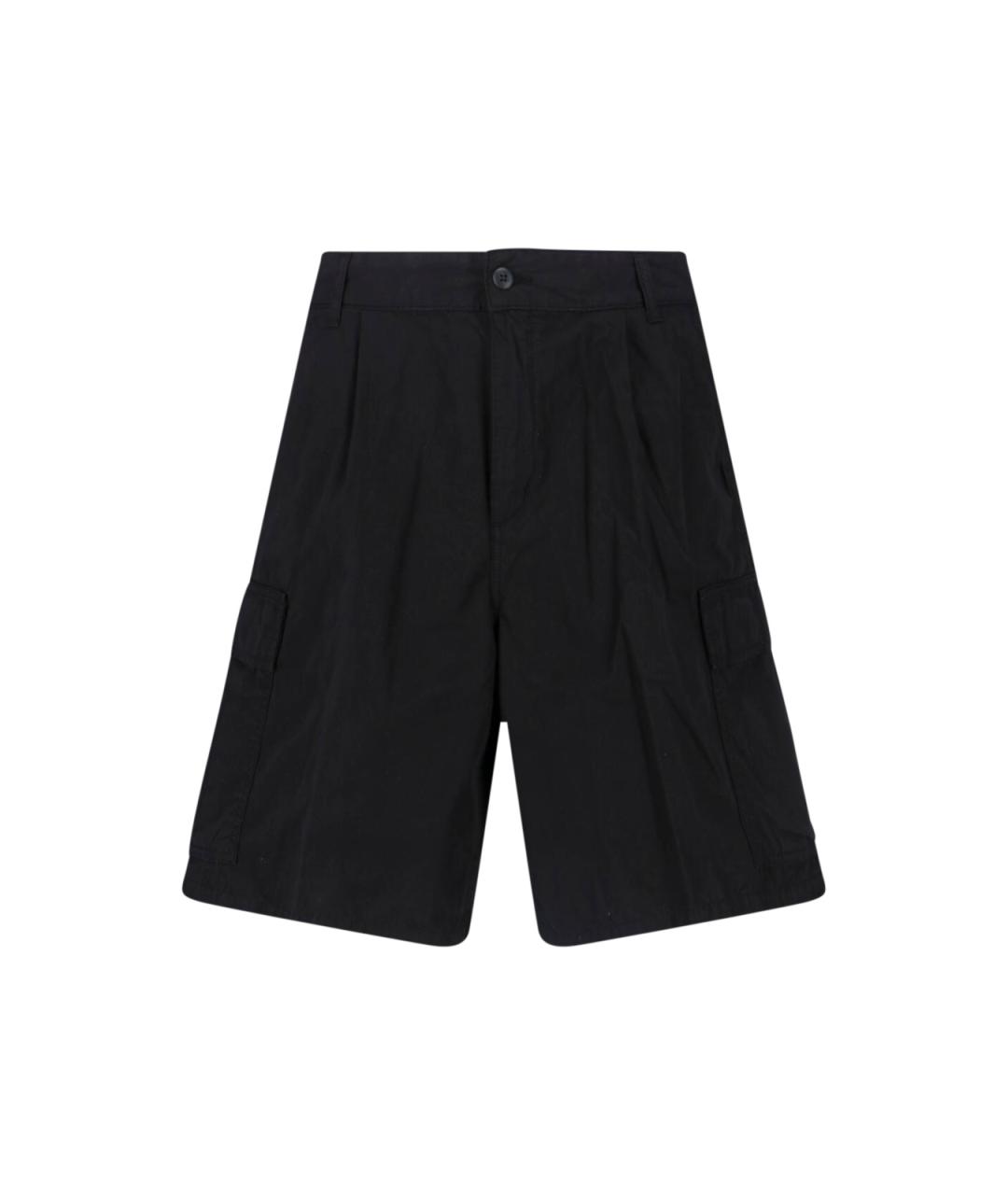 CARHARTT WIP Черные хлопковые шорты, фото 1