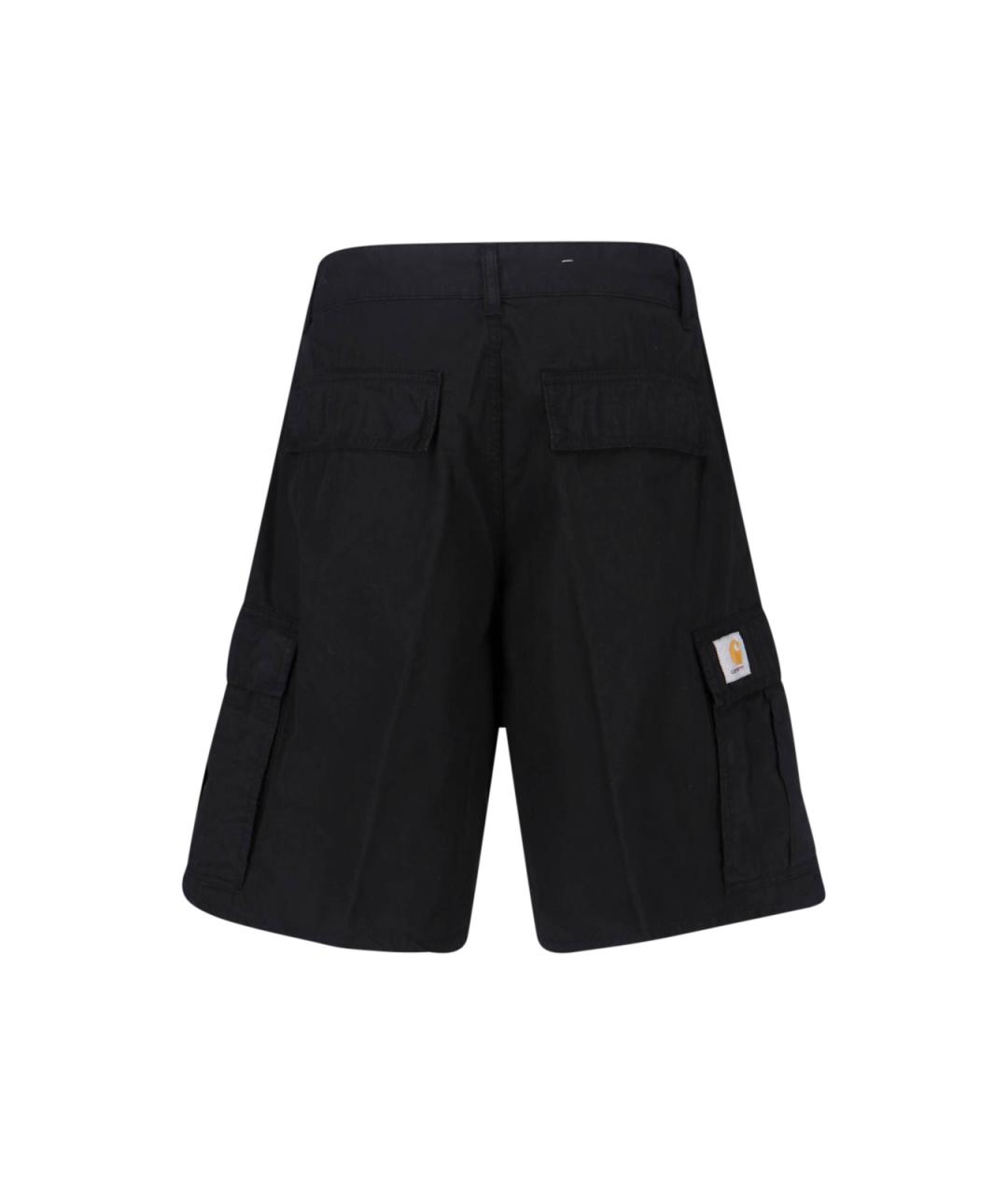 CARHARTT WIP Черные хлопковые шорты, фото 2