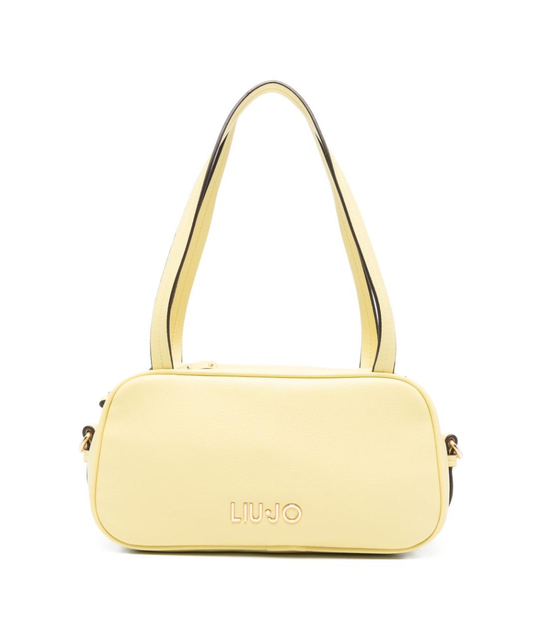 LIU JO Желтая сумка через плечо из искусственной кожи, фото 1