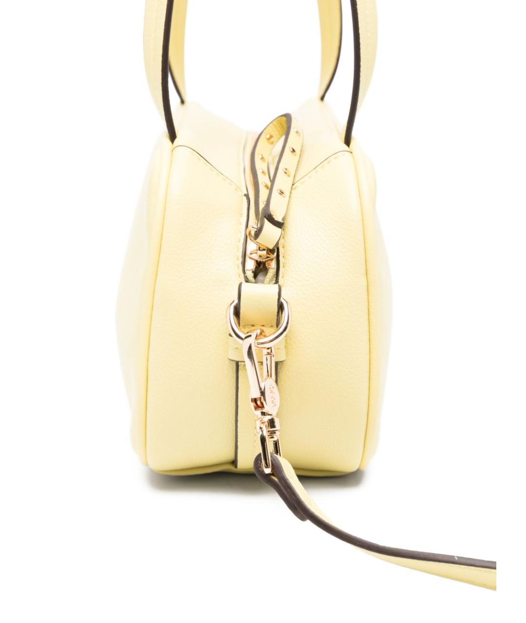 LIU JO Желтая сумка через плечо из искусственной кожи, фото 3