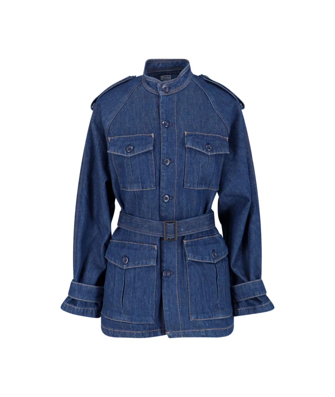 POLO RALPH LAUREN Синяя хлопковая куртка, фото 1