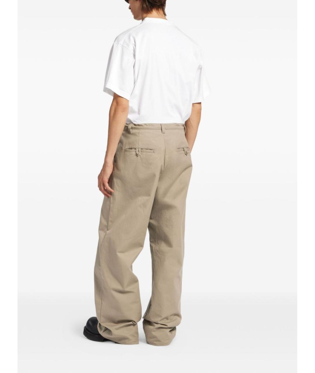 BALENCIAGA Белая хлопковая футболка, фото 3